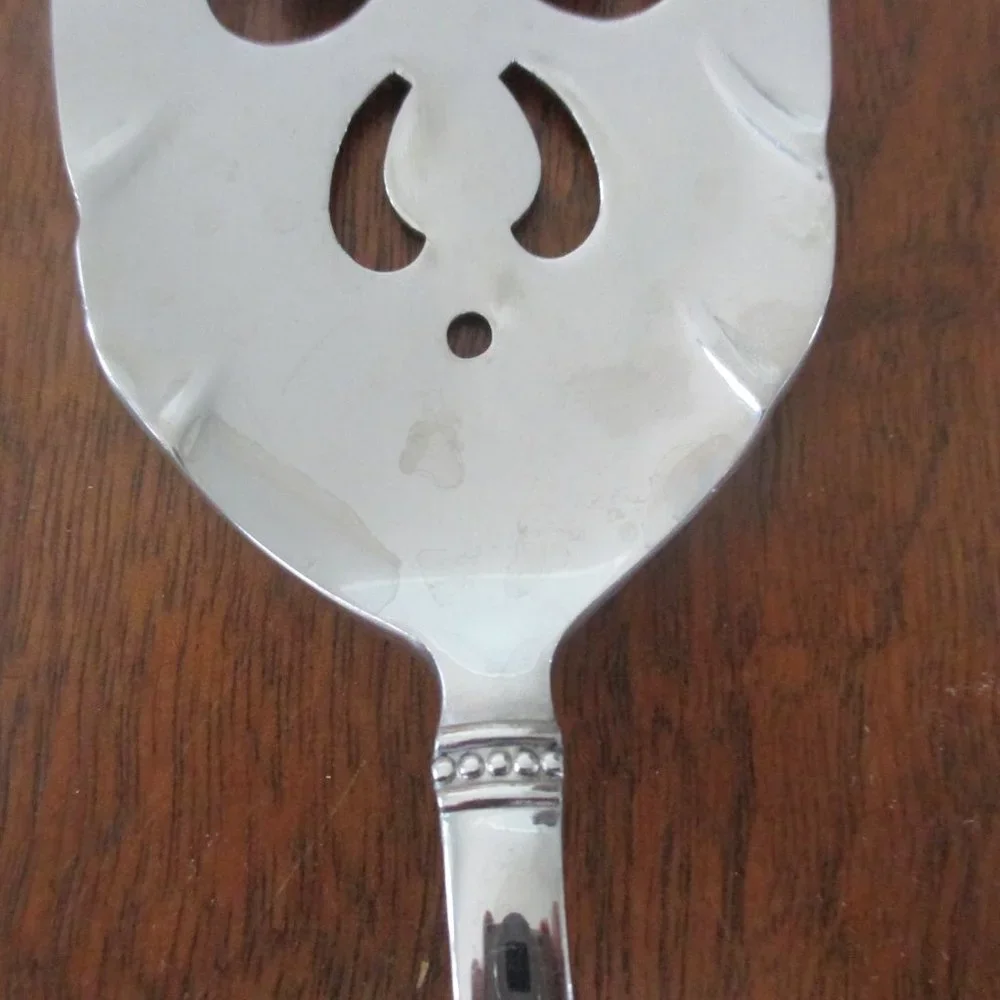 Pie Server Towle 18/10 Classique Bead Stainless 1980s Dots and lines